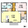 山陽本線（中国）/西阿知駅 徒歩33分 1階 築12年 1LDKの間取り