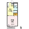 瀬戸大橋線/児島駅 徒歩15分 1階 築34年 1DKの間取り
