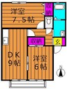 水島臨海鉄道水島本線/水島駅 徒歩24分 2階 築26年 2DKの間取り