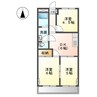 山陽本線（中国）/倉敷駅 バス:16分:停歩6分 2階 築27年 3DKの間取り
