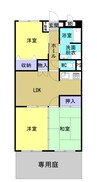 山陽本線（中国）/新倉敷駅 徒歩26分 2階 築17年 3LDKの間取り