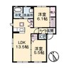 水島臨海鉄道水島本線/福井駅 徒歩10分 1階 築16年 2LDKの間取り