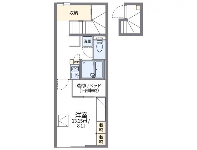 間取り図 瀬戸大橋線/上の町駅 徒歩20分 2階 築17年