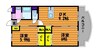 井原鉄道井原線/川辺宿駅 徒歩10分 3階 築14年 2DKの間取り