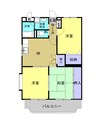 山陽本線（中国）/倉敷駅 徒歩33分 1階 築19年 3DKの間取り