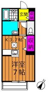 山陽本線（中国）/倉敷駅 徒歩7分 2階 築10年 1Kの間取り