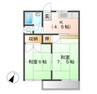 瀬戸大橋線/茶屋町駅 徒歩35分 2階 築41年 2DKの間取り