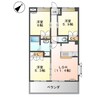 山陽本線（中国）/新倉敷駅 徒歩5分 2階 築14年 3LDKの間取り
