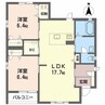 山陽本線（中国）/倉敷駅 徒歩18分 1階 築19年 2LDKの間取り