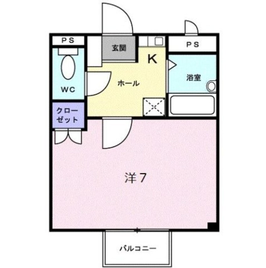 間取図 ニュークレインＢ