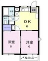 水島臨海鉄道水島本線/福井駅 徒歩7分 2階 築33年 2DKの間取り