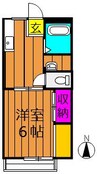 水島臨海鉄道水島本線/福井駅 徒歩10分 1階 築34年 1Kの間取り