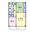 瀬戸大橋線/上の町駅 徒歩17分 1階 築27年 2LDKの間取り