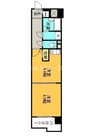 山陽本線（中国）/中庄駅 徒歩6分 2階 築34年 1DKの間取り