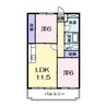 伯備線/総社駅 徒歩13分 3階 築29年 2LDKの間取り