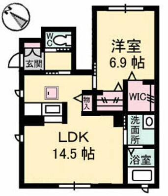 間取図 クレインアート　Ａ棟