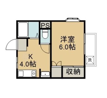 間取図 山陽本線（中国）/中庄駅 徒歩5分 2階 築27年
