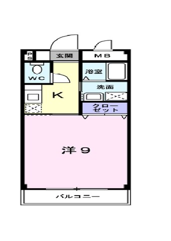 間取図 山陽本線（中国）/中庄駅 徒歩6分 3階 築19年