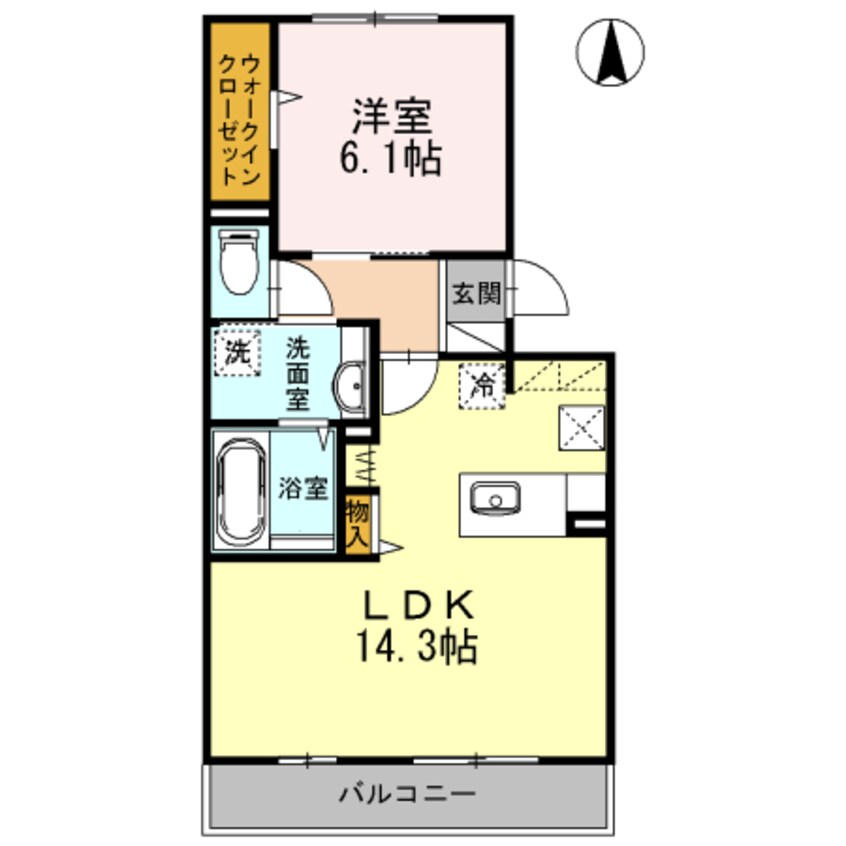 間取図 瀬戸大橋線/上の町駅 徒歩29分 1階 築12年