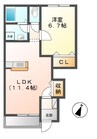 山陽本線（中国）/北長瀬駅 徒歩42分 1階 築15年 1LDKの間取り