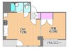 山陽本線（中国）/倉敷駅 徒歩6分 3階 築37年 1DKの間取り