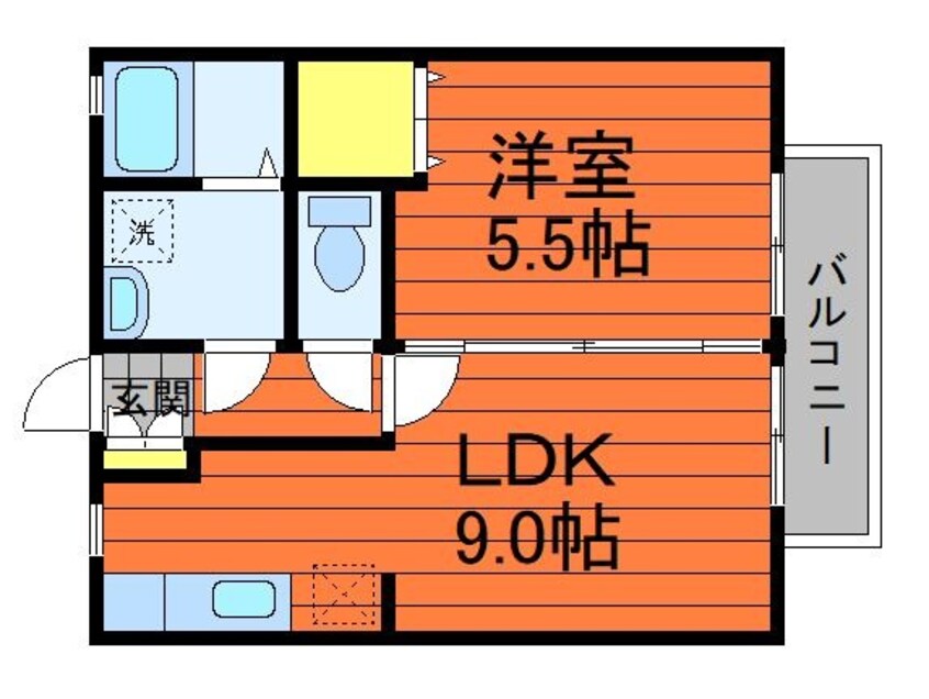 間取図 ビバリースクエアA