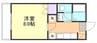 山陽本線（中国）/新倉敷駅 徒歩7分 1階 築29年 1Kの間取り