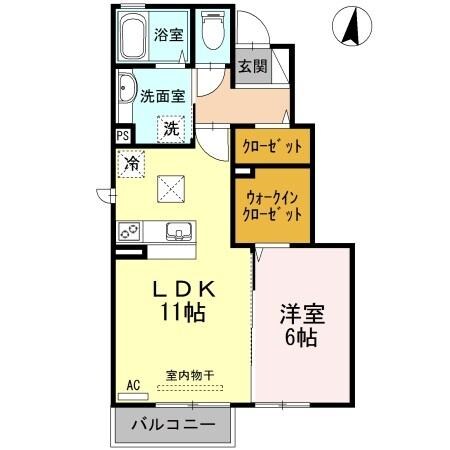 間取り図 山陽本線（中国）/金光駅 徒歩10分 1階 築10年