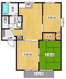 山陽本線（中国）/新倉敷駅 徒歩25分 2階 築27年 3DKの間取り