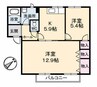 水島臨海鉄道水島本線/栄駅 徒歩34分 2階 築32年 2Kの間取り