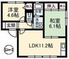 水島臨海鉄道水島本線/球場前駅 徒歩12分 1階 築25年 2LDKの間取り