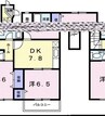 水島臨海鉄道水島本線/浦田駅 徒歩14分 2階 築27年 3DKの間取り