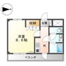 山陽新幹線（中国・九州）/新倉敷駅 徒歩10分 1階 築17年 1Kの間取り