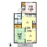 水島臨海鉄道水島本線/球場前駅 徒歩6分 2階 築32年 2LDKの間取り