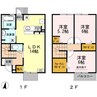 水島臨海鉄道水島本線/栄駅 徒歩2分 1階 築10年 3LDKの間取り
