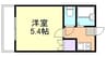 水島臨海鉄道水島本線/球場前駅 徒歩13分 1階 築34年 1Kの間取り
