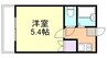 水島臨海鉄道水島本線/球場前駅 徒歩13分 1階 築34年 1Kの間取り