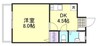 水島臨海鉄道水島本線/西富井駅 徒歩15分 3階 築30年 1DKの間取り