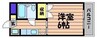 水島臨海鉄道水島本線/球場前駅 徒歩17分 3階 築40年 1Kの間取り