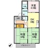 瀬戸大橋線/上の町駅 徒歩33分 2階 築37年 3DKの間取り