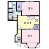 山陽本線（中国）/新倉敷駅 バス:9分:停歩4分 1階 築24年 2DKの間取り
