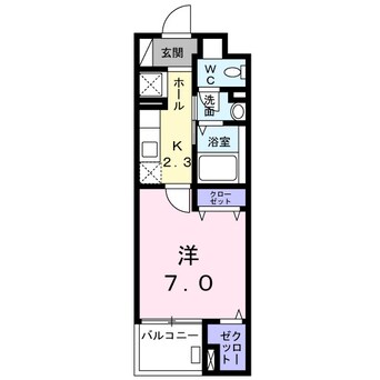 間取図 山陽本線（中国）/倉敷駅 徒歩7分 1階 築7年