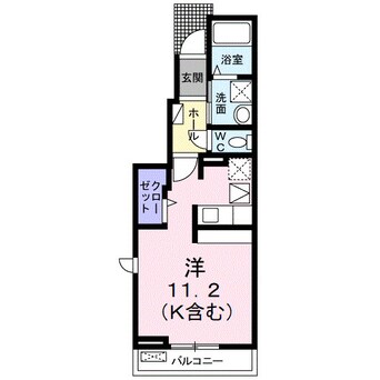 間取図 山陽本線（中国）/新倉敷駅 徒歩21分 1階 築10年
