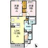 水島臨海鉄道水島本線/弥生駅 徒歩12分 1階 築8年 2LDKの間取り