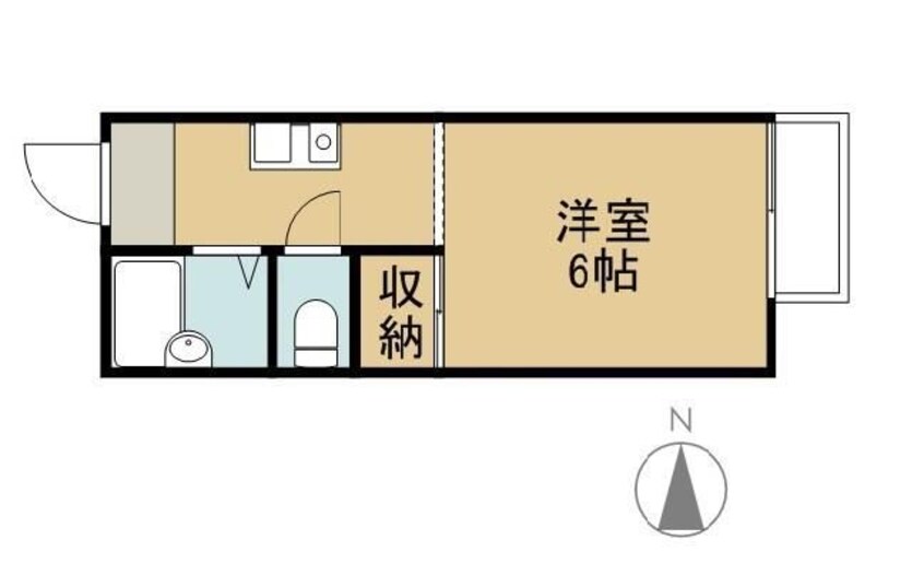 間取図 山陽本線（中国）/中庄駅 徒歩15分 1階 築30年