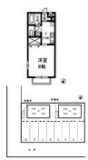 水島臨海鉄道水島本線/常盤駅 徒歩30分 2階 築21年 1Kの間取り