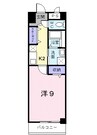 山陽本線（中国）/倉敷駅 徒歩5分 8階 築19年 1Kの間取り