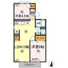 水島臨海鉄道水島本線/西富井駅 徒歩23分 1階 築37年 2LDKの間取り