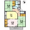 瀬戸大橋線/上の町駅 徒歩42分 1階 築30年 3DKの間取り