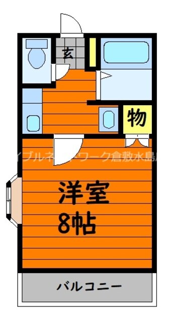 間取図 山陽本線（中国）/庭瀬駅 徒歩37分 1階 築28年